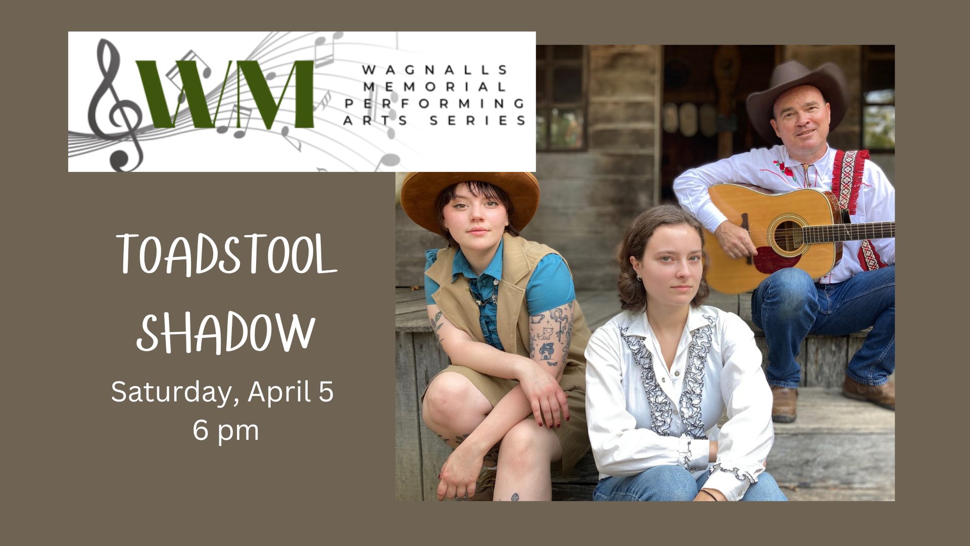 Toadstool Shadow Family Bluegrass Concert