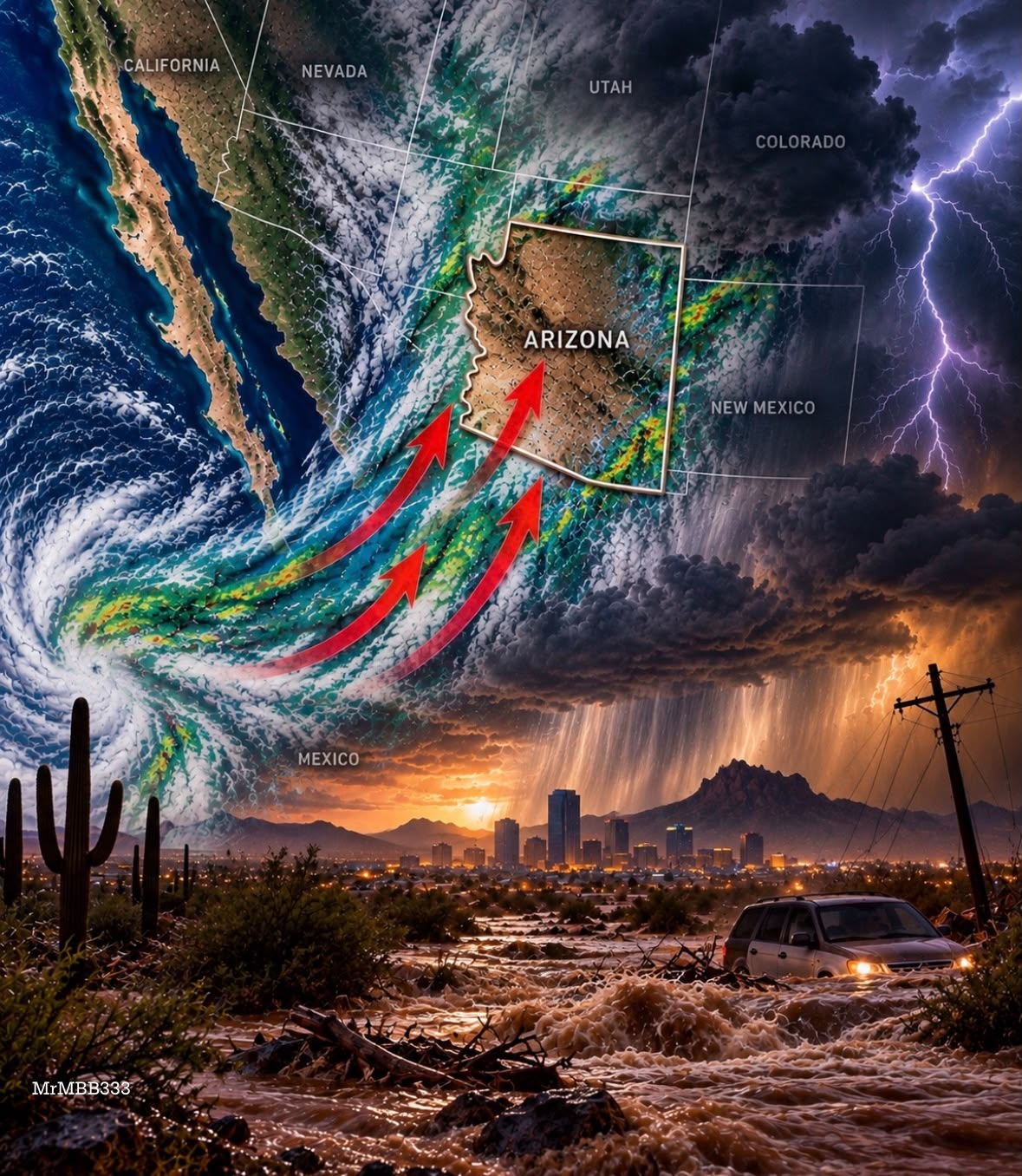 DANGEROUS STORM SETUP UNFOLDING ACROSS ARIZONA Arizona is staring