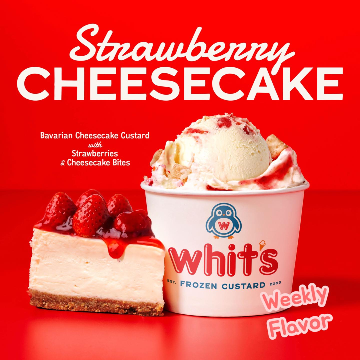Fresh scoops all week! #whitsfrozencustard #flavoroftheweek