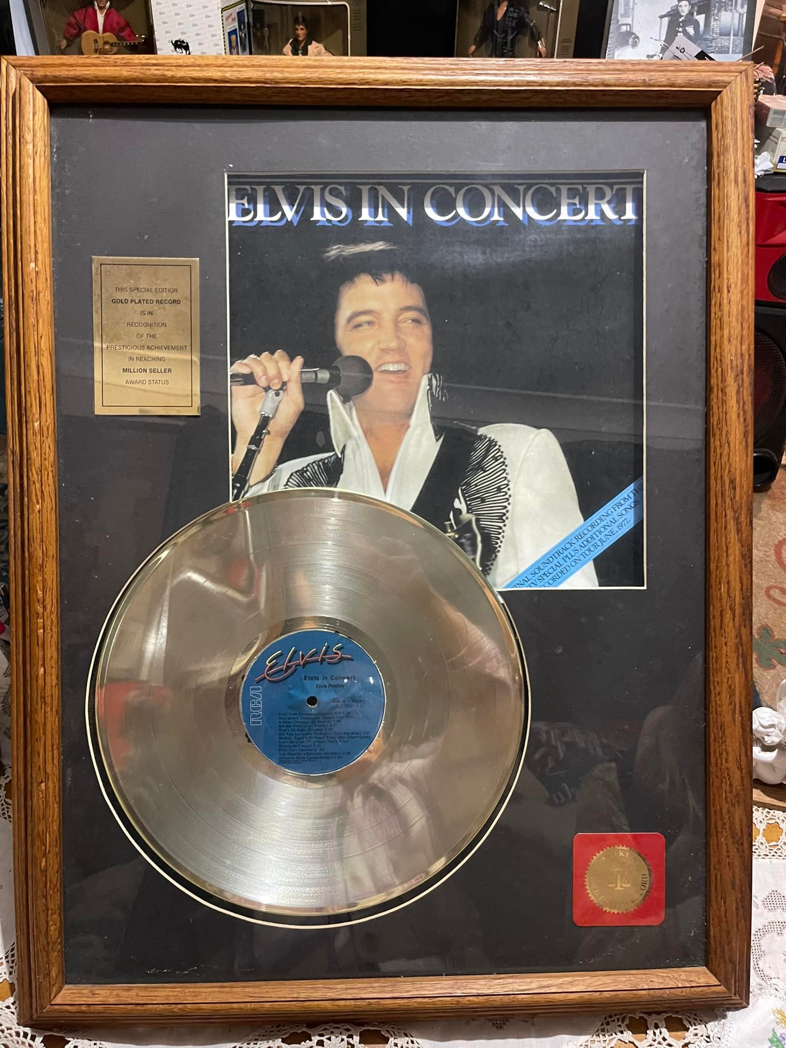 Does anyone have or know about the 24k gold plated Elvis record