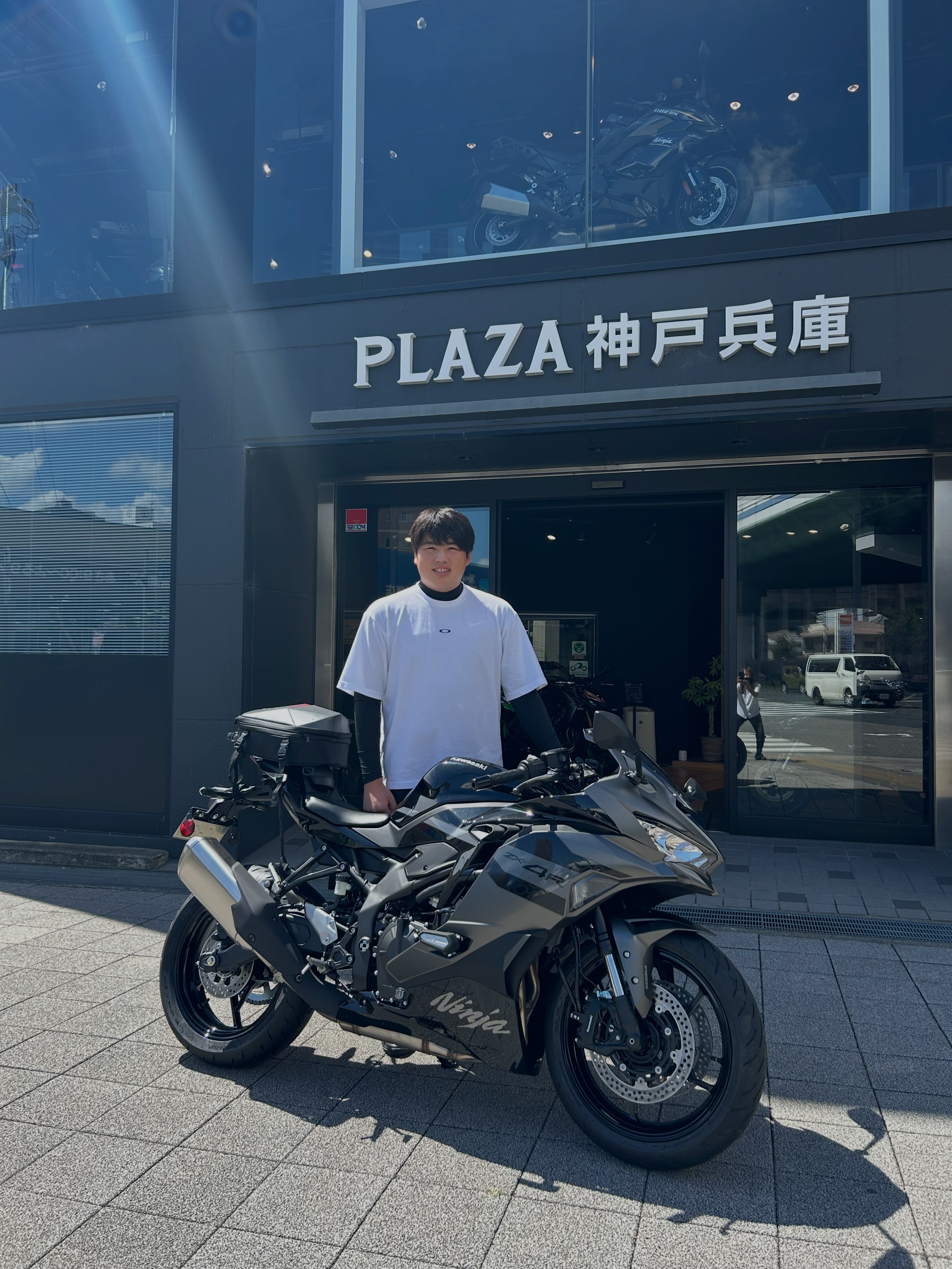 Ninja ZX-4R SE ご納車おめでとうございます！秋の気配を感じても