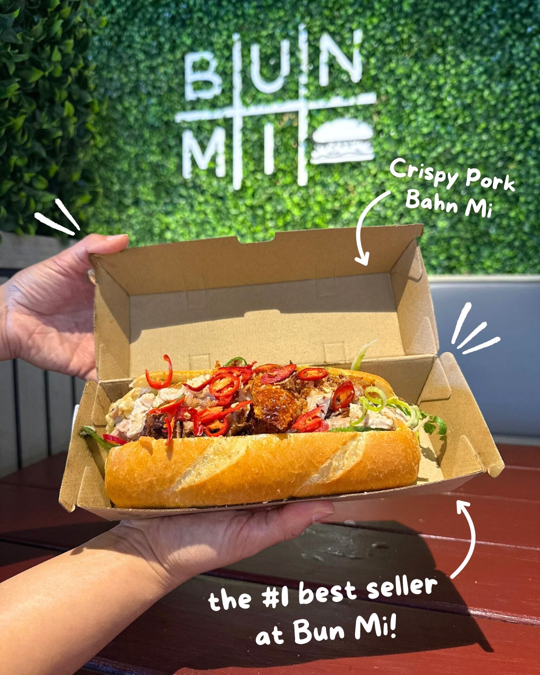 Subi Square - The crispy pork banh mi at Bun Mi is the... | Facebook