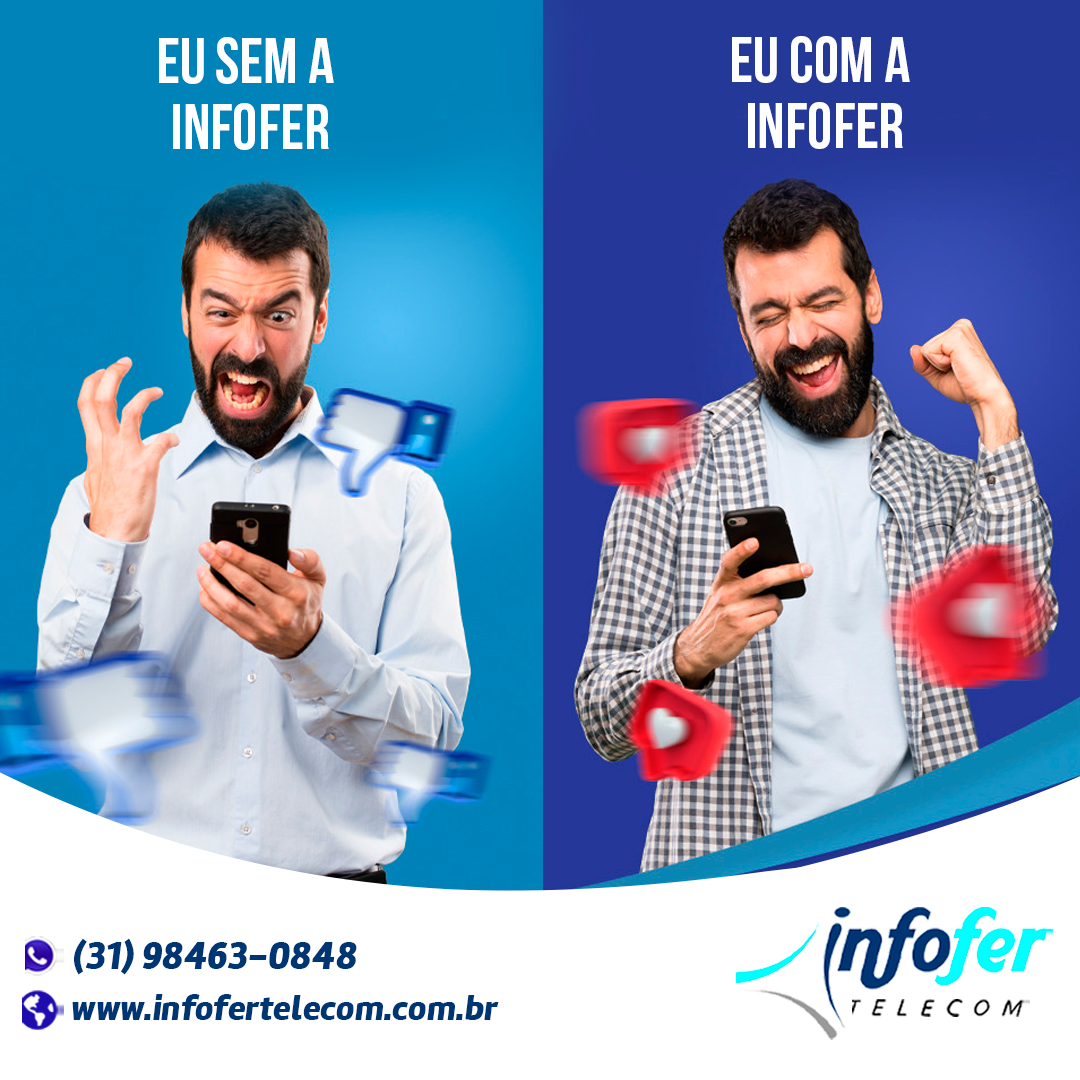 Infofer Telecom - Você é mais feliz com a INFOFER TELECOM...