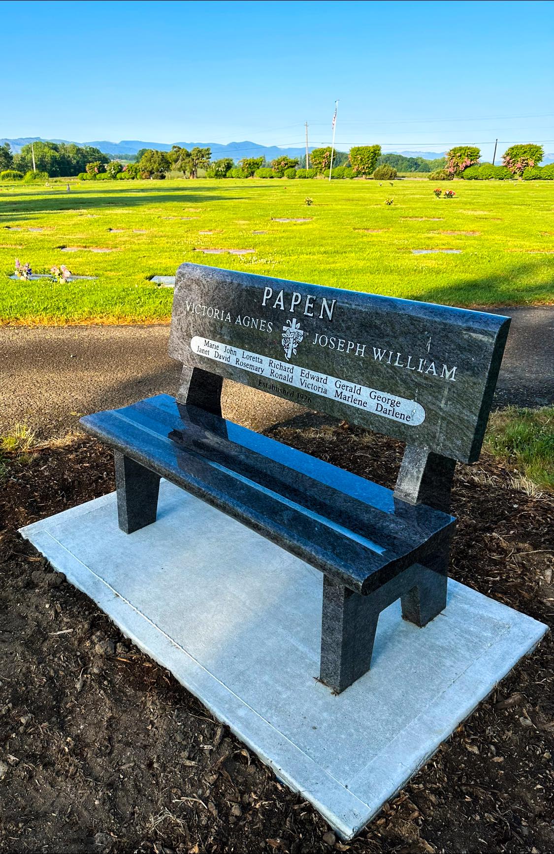 The Papen Family Memorial... - Green Crest Memorial Park