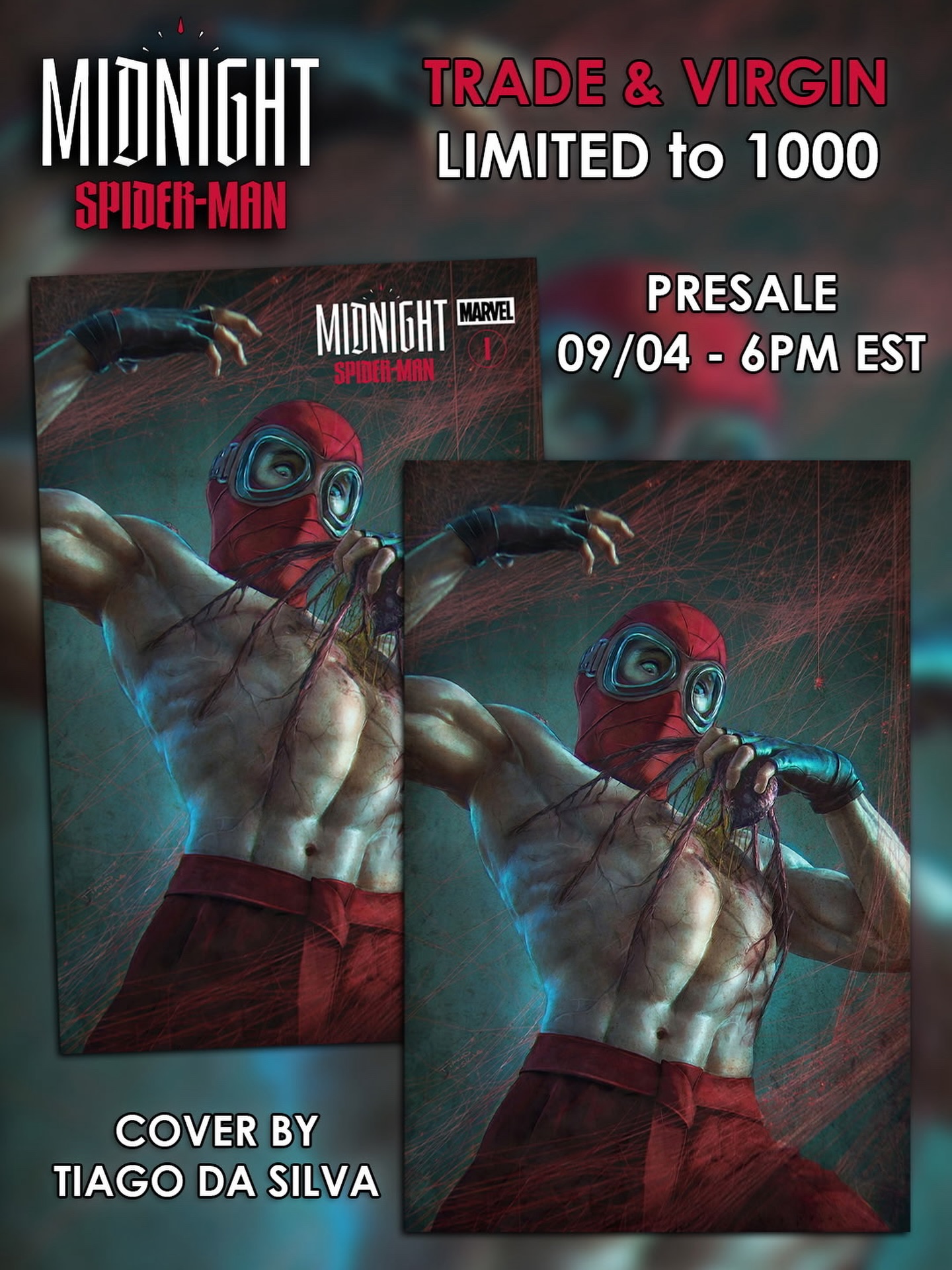 【mariko】5本セット Marvel Spider-Man #1 presale on September 4