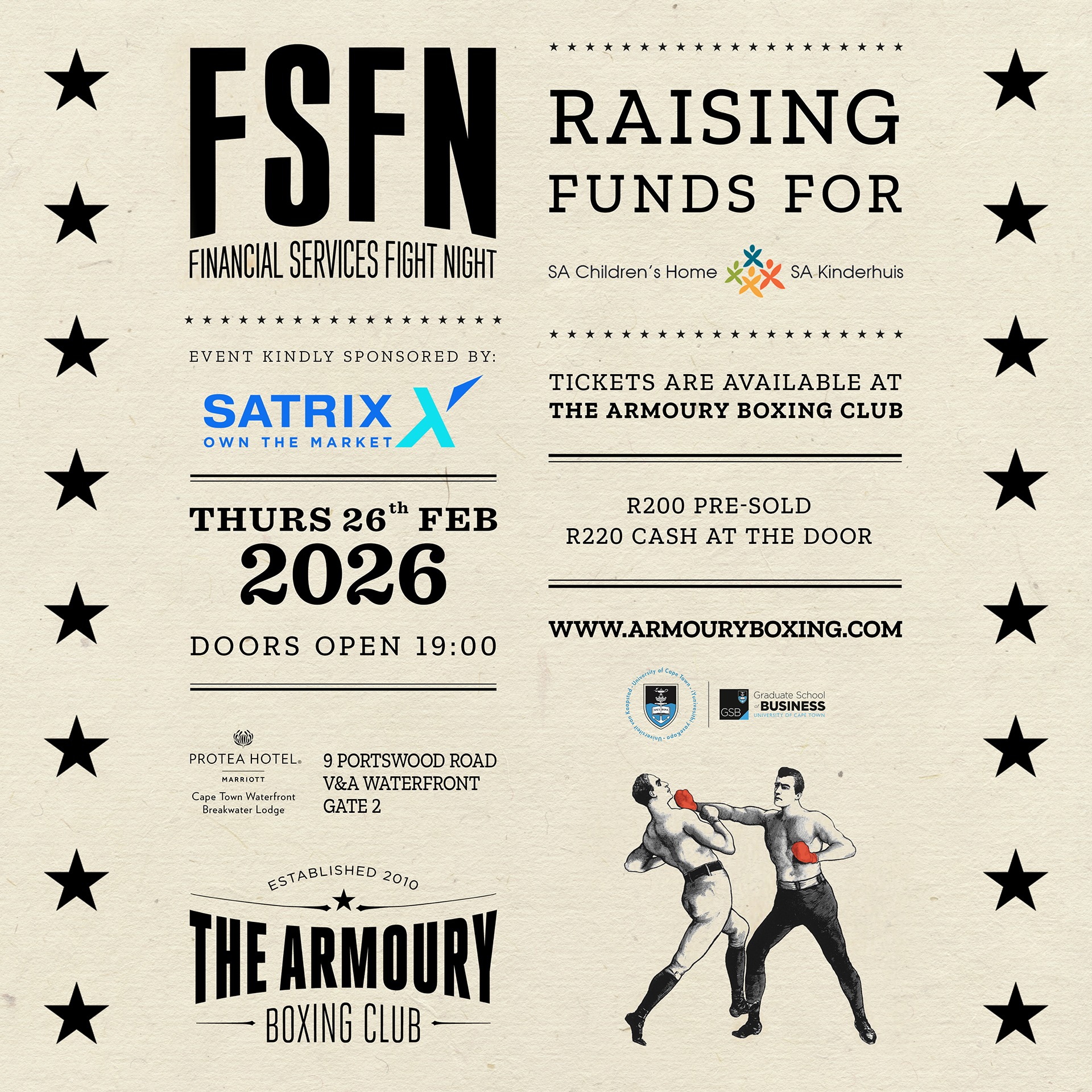 FSFN 2026 TICKETS GO ON SALE... - The Armoury Boxing Club | Facebook