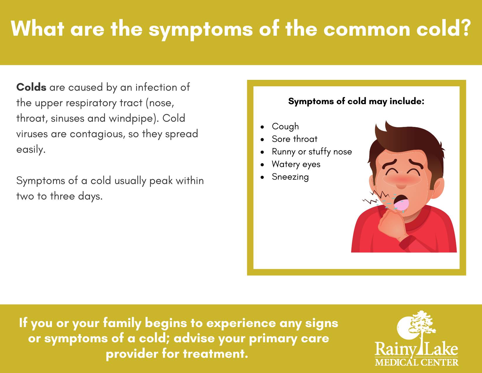 If you're experiencing... - Rainy Lake Medical Center | Facebook