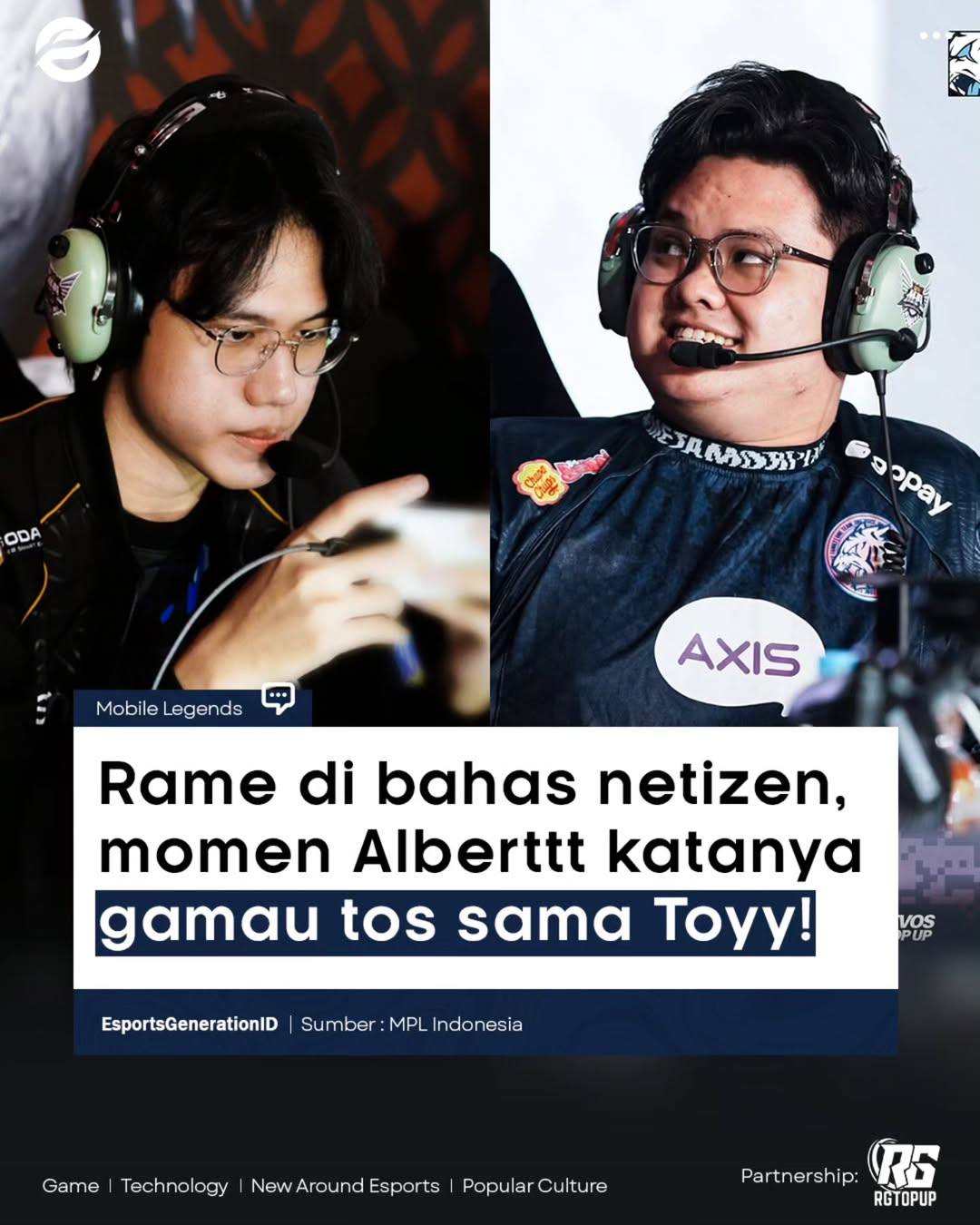MPL Indonesia Official Group | Ramai yang bahas saat Alberttt tidak tos ...