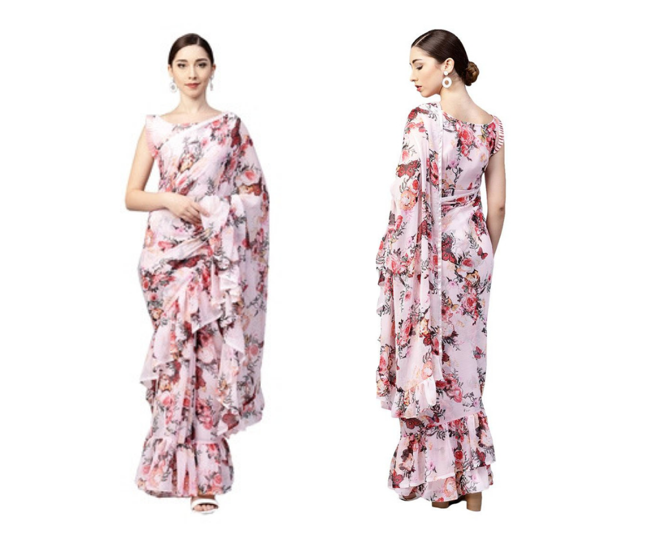 Sedha - Saree - ------SOLD------ 🌸🌸🌸 Trendy floral...