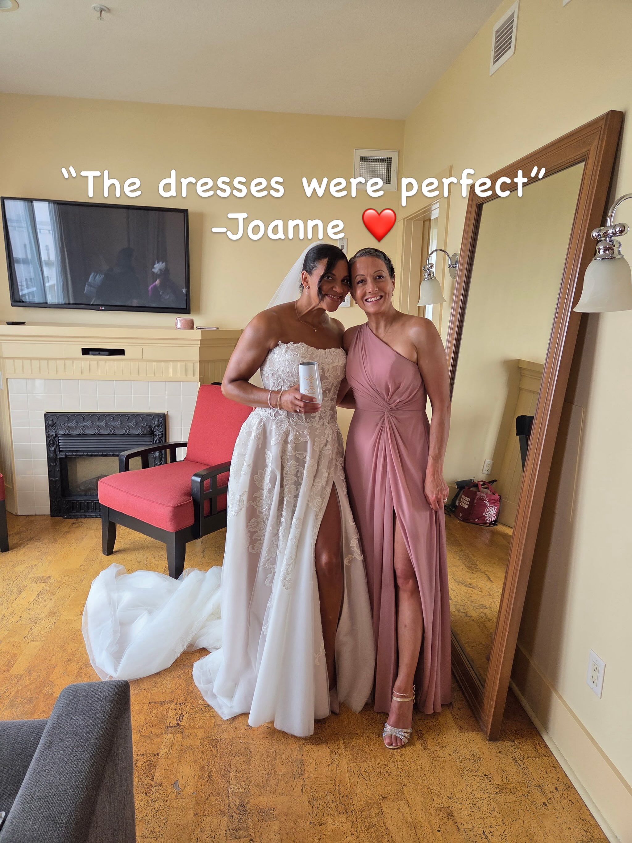Okanagan wedding party dress alterations