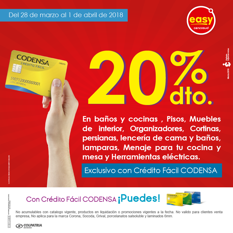 En Easy puedes encontrar los... - Crédito Fácil Codensa