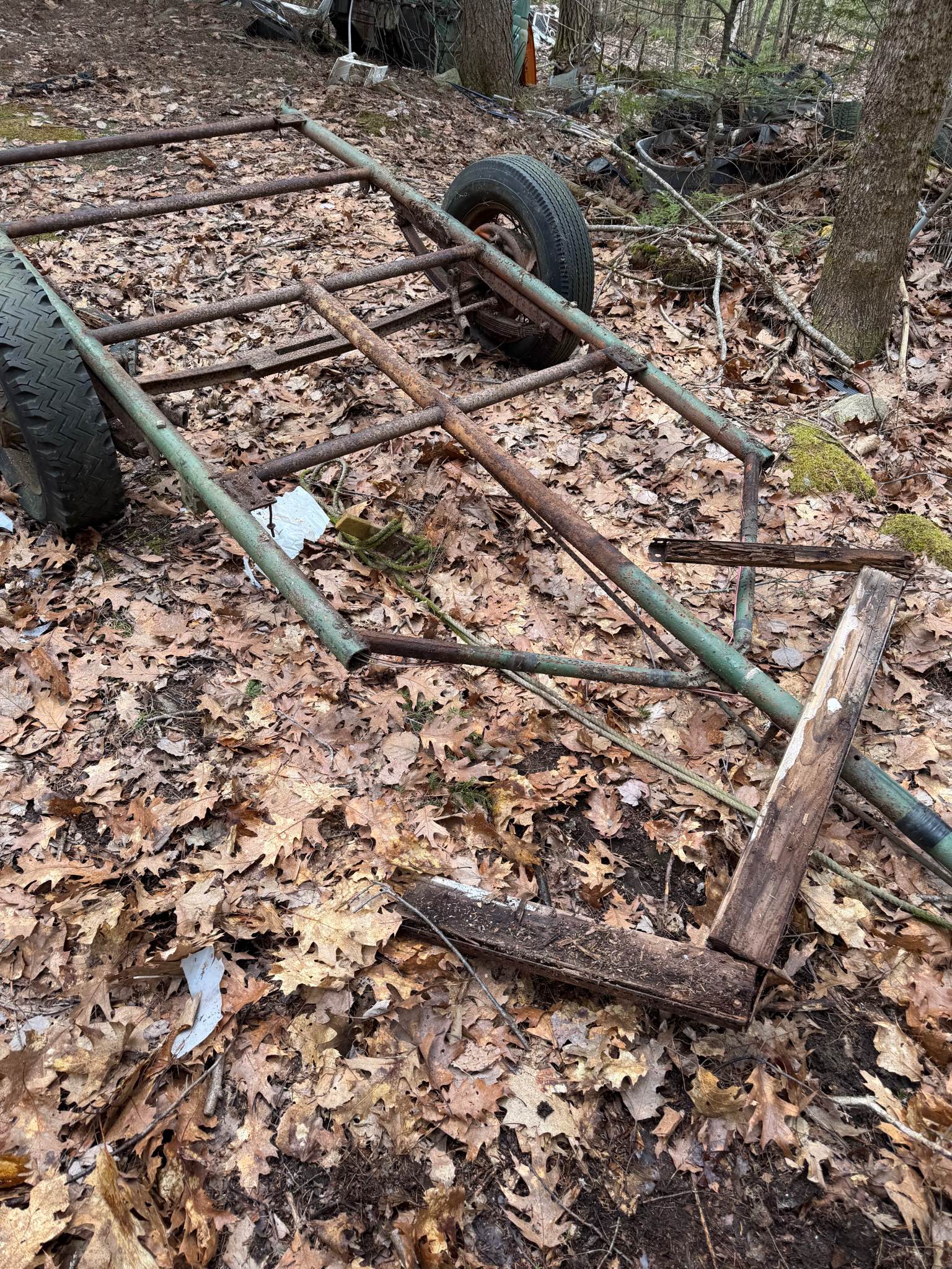 Utility Trailer With a Model A Ford Frontend - Car Wheels, Tires ...