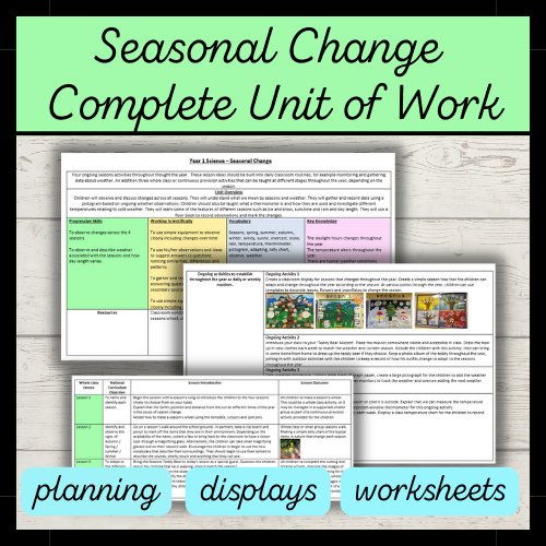 Seasonal Change Year 1 Unit of... - Primary Resource Rack