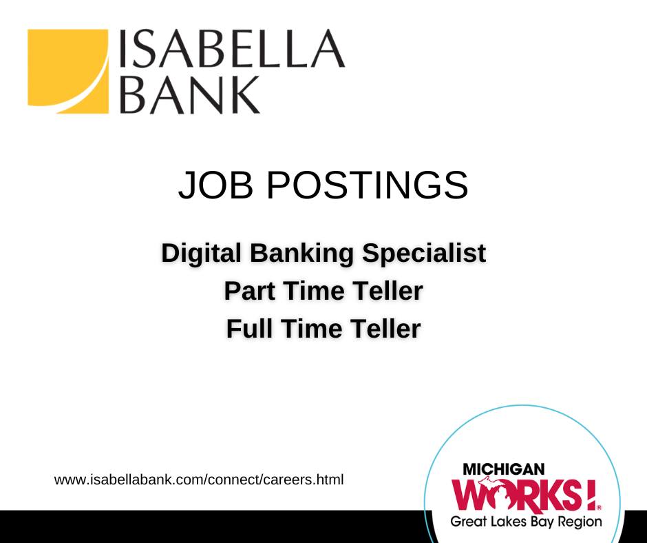Great - The Isabella Bank family is expanding! For more information ...