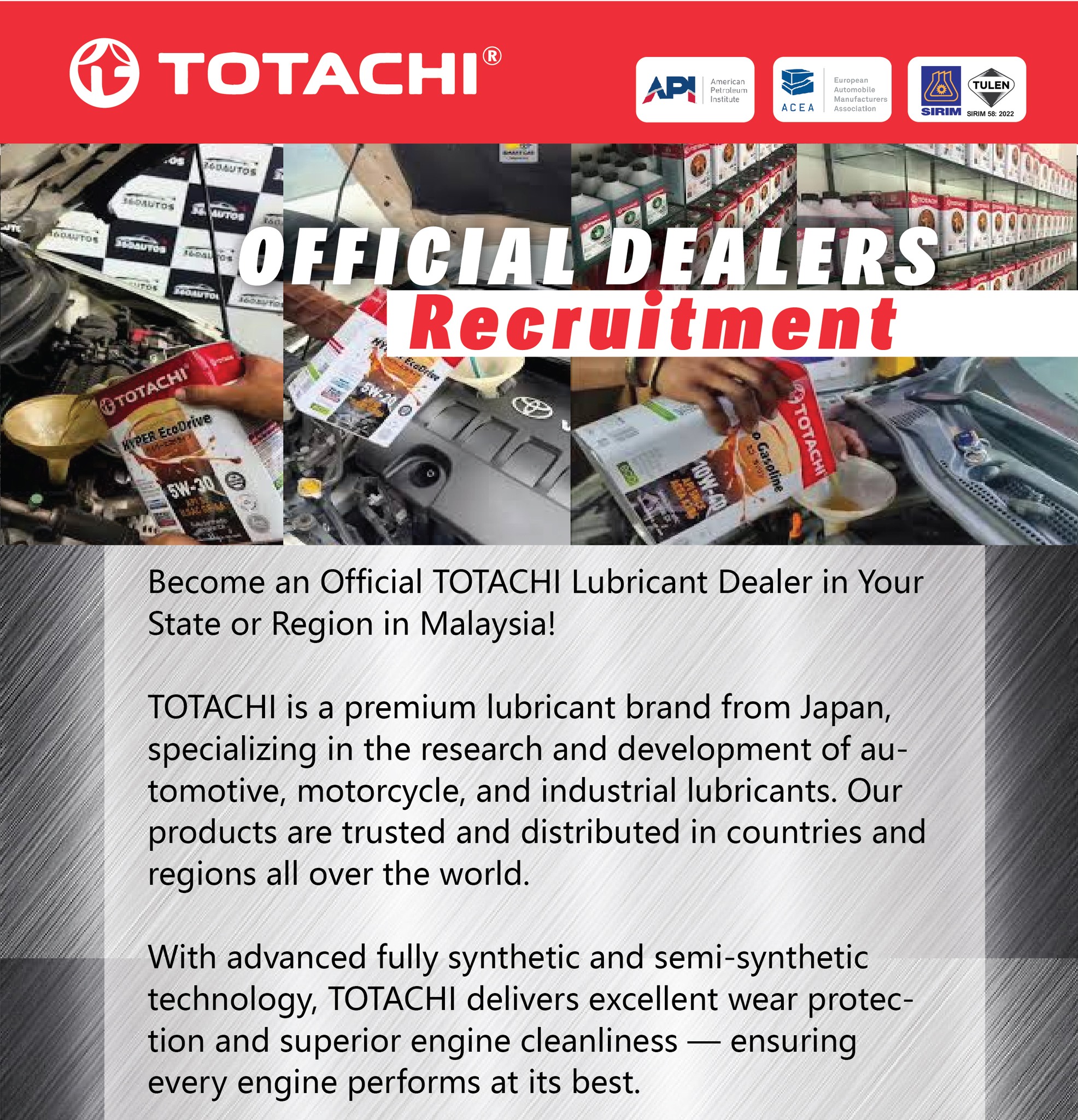 Totachi Central... - Totachi Central Regions-Malaysia