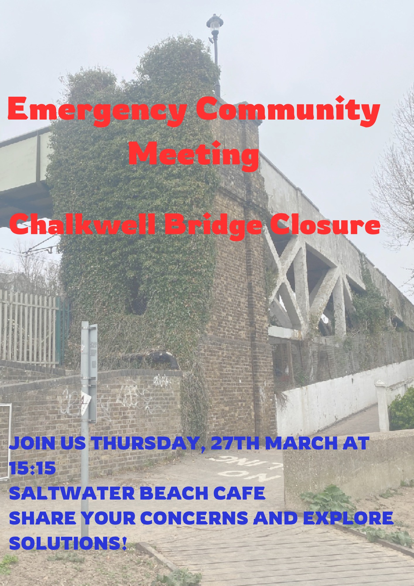 Community Meeting: Chalkwell Bridge Closure