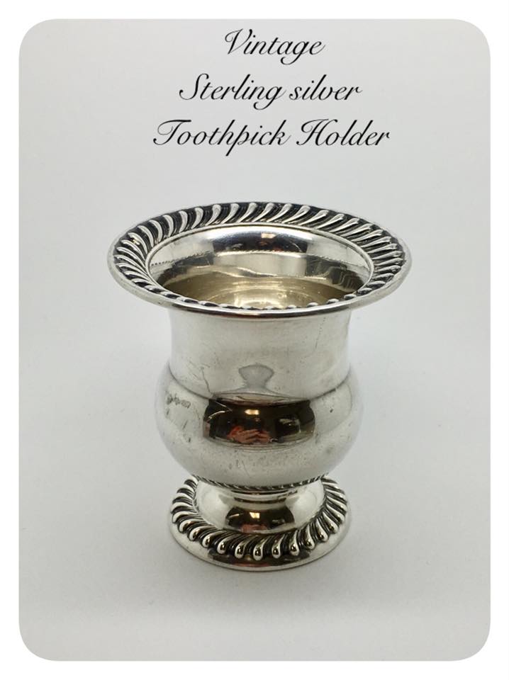 Birks sterling silverのtoothpick holder Birks sterling silverのtoothpick holder Sterling Toothpick Holder