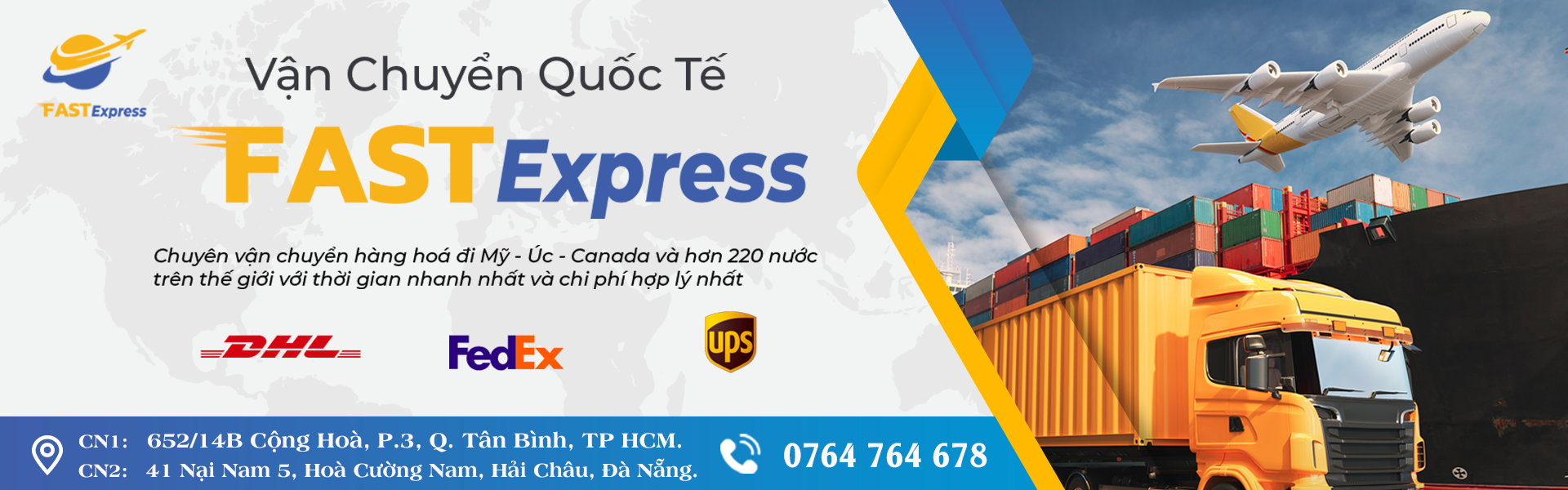 Vận Chuyển Hàng Quốc Tế Fast Express | Da Nang