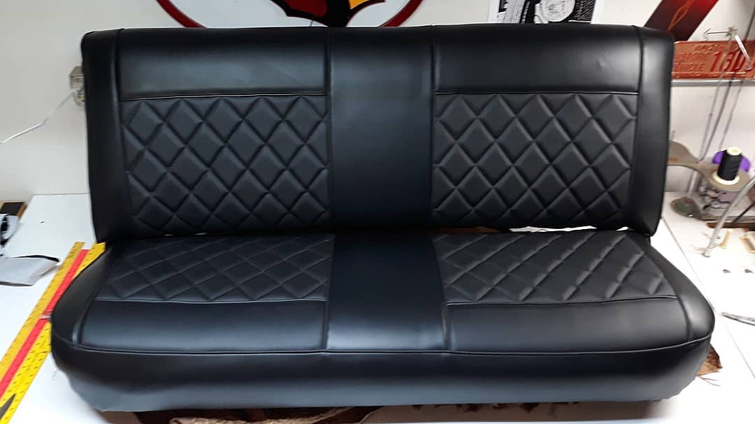 Just finished upholstering Black on... - Demasc Upholstery