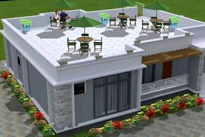 HIDDEN ROOF, FLAT ROOF MORDEN DESIGNS KENYA | 4 bedroom house build ...