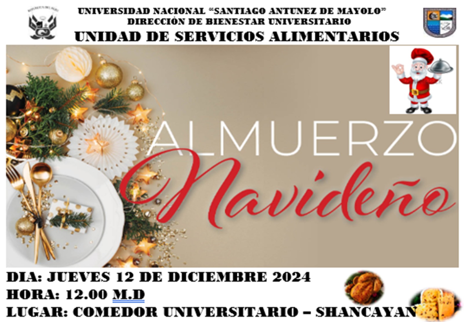ALMUERZO NAVIDEÑO