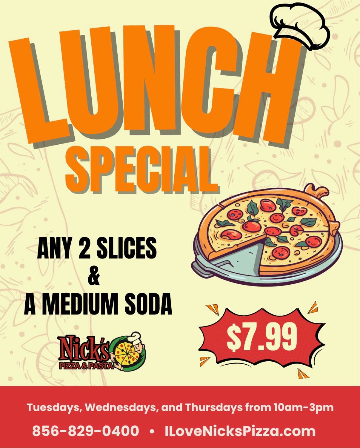 Nick's Pizza and Pasta | Cinnaminson NJ