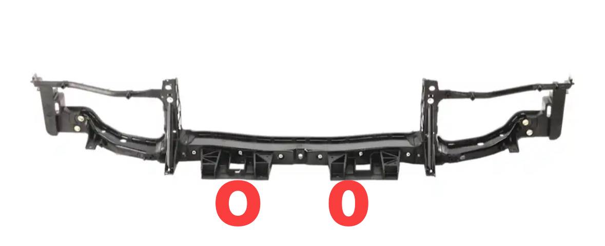 Fit For 06-11 Honda Civic Sedan Front Bumper Bracket Left Right Pair
