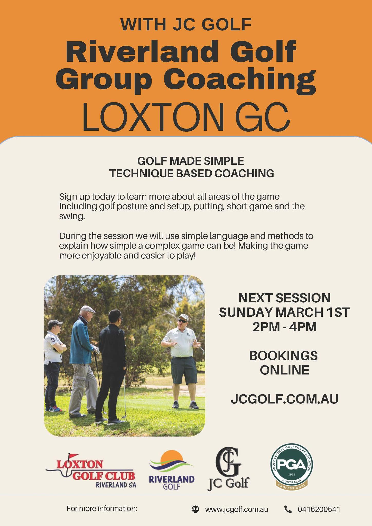 Loxton - Have you ever thought of trying golf. Well now is your ...