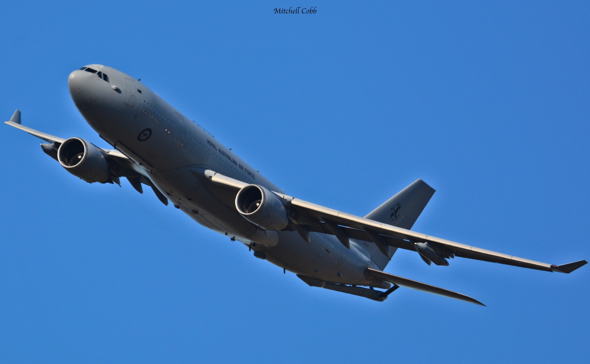 National Airlines Airbus A330-200 departs Raaf Base Amberley