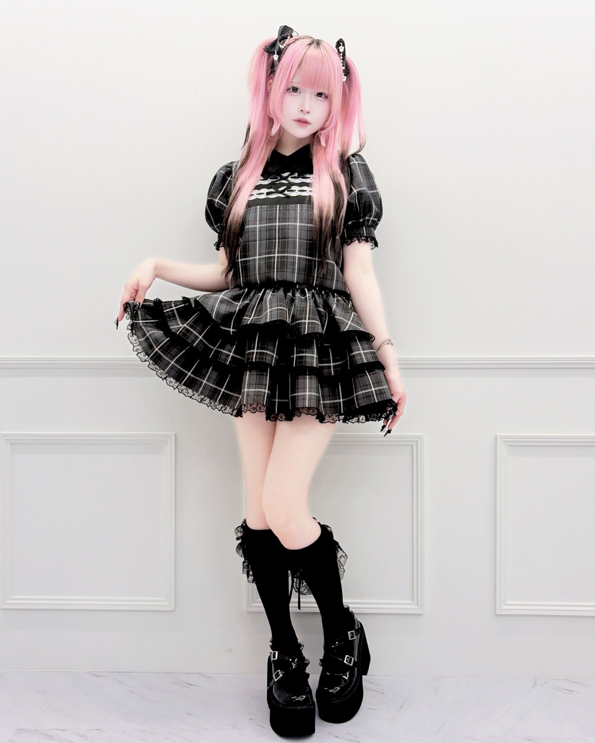 ぎゅな☺︎ MA＊RS Sugar Gloss ホワイト モッサコート MA*RS ALL ITEM