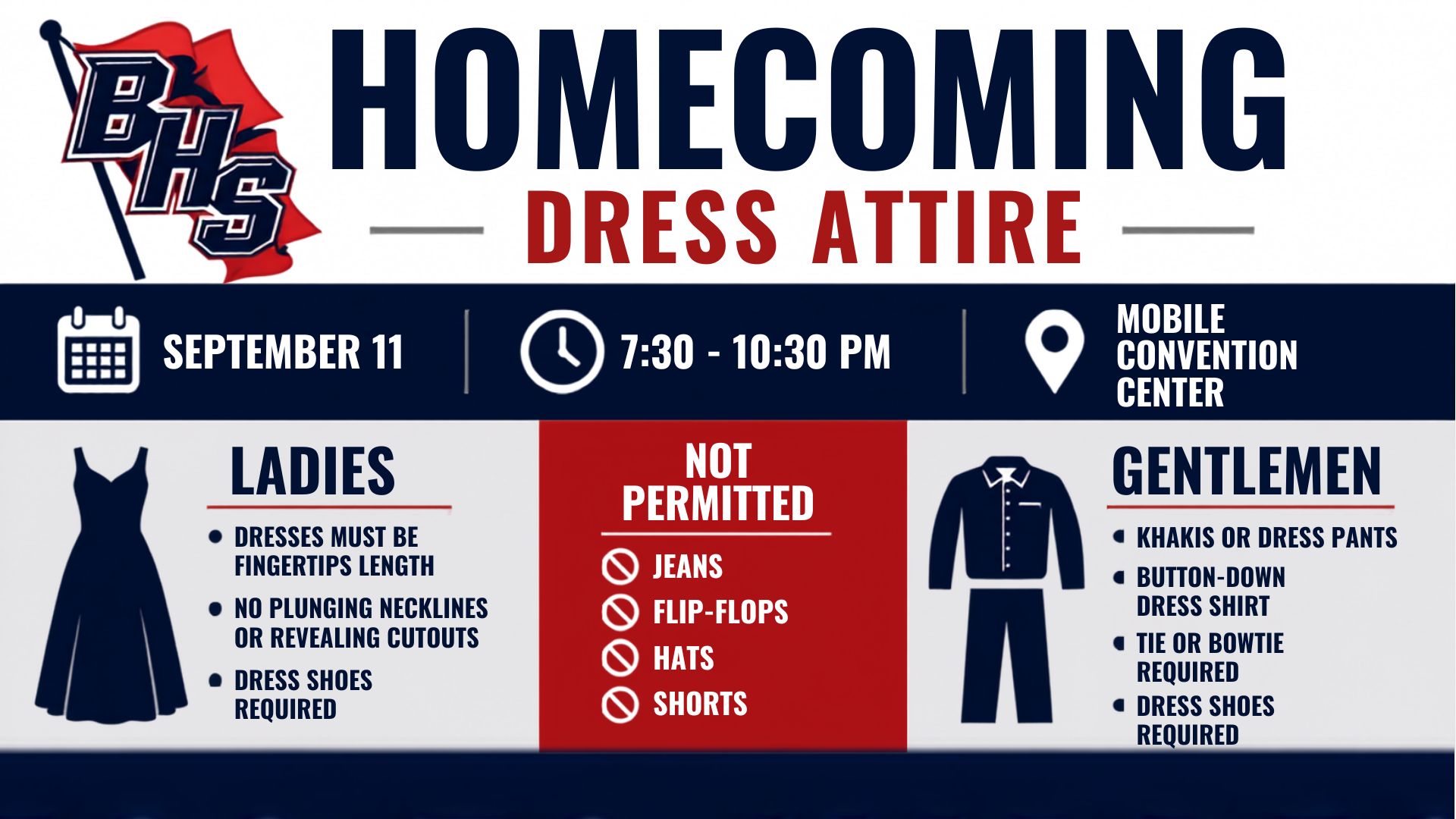 what is the dress code for homecoming Alma hens
