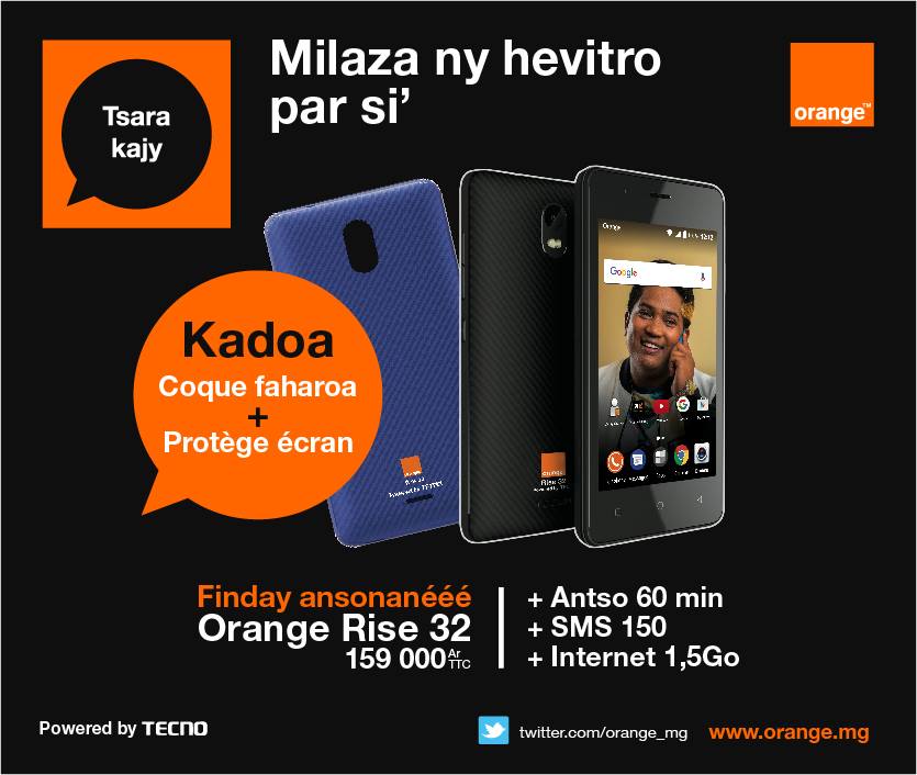 Orange - Ansonanééée Orange Rise 32 ! Smartphone vaovao :) Orange # ...