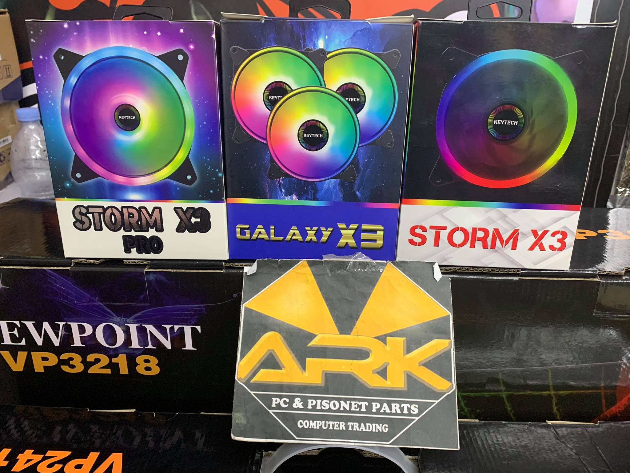 KEYTECH LED FANS WITH REMOTE!!!... - ARK PC & PISONET PARTS. | Facebook