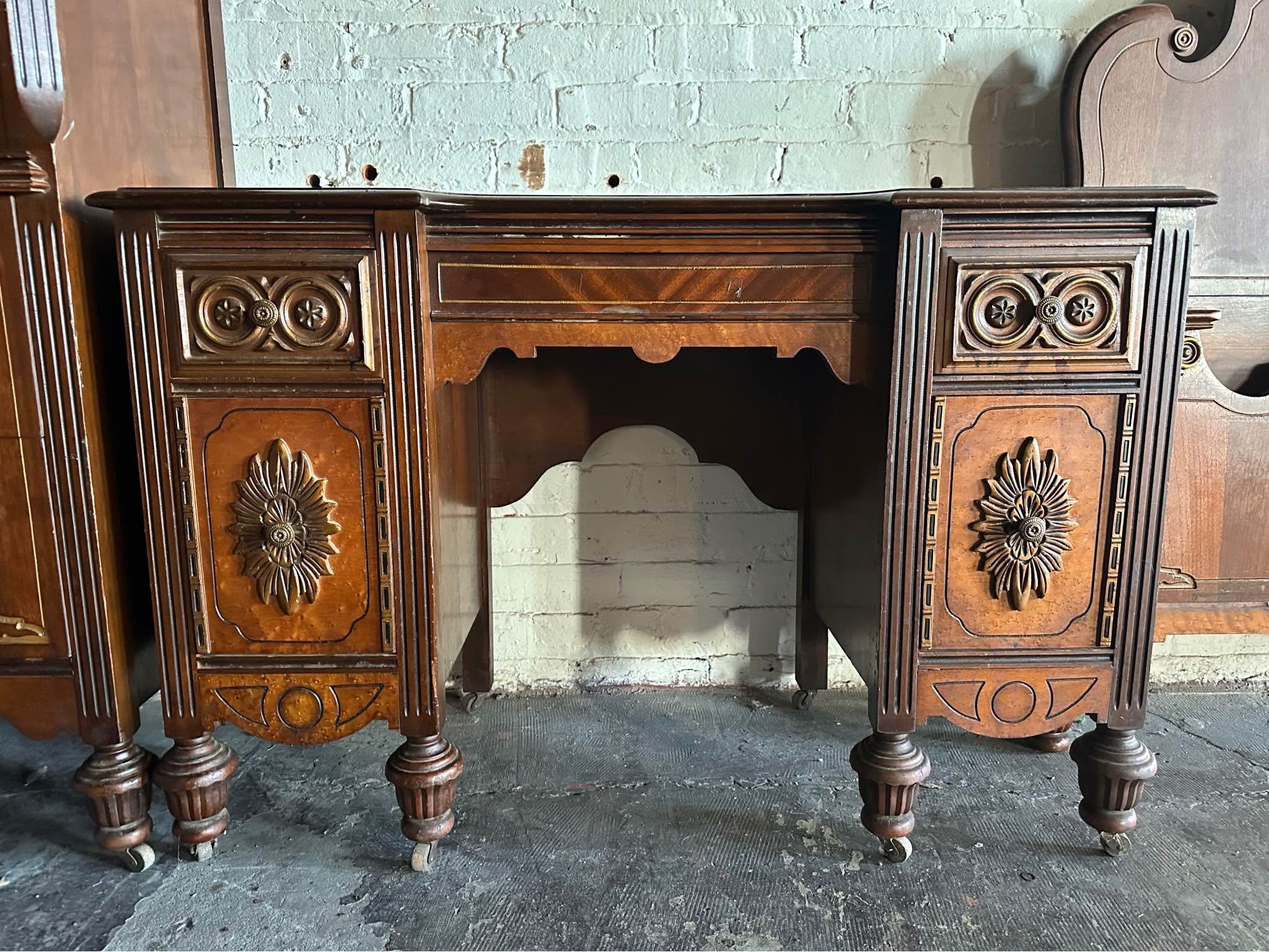 Antique sunburst starburst bedroom dresser set. - Dressers & Chests of ...