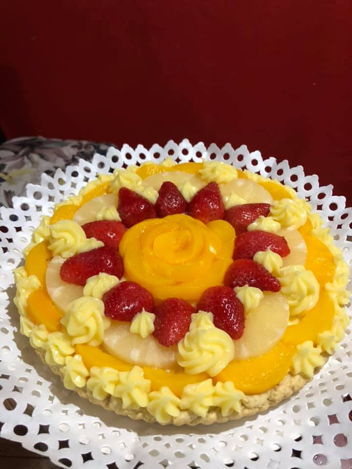 Tartaleta de fruta Piña, durazno y... - Repostería Jeannette