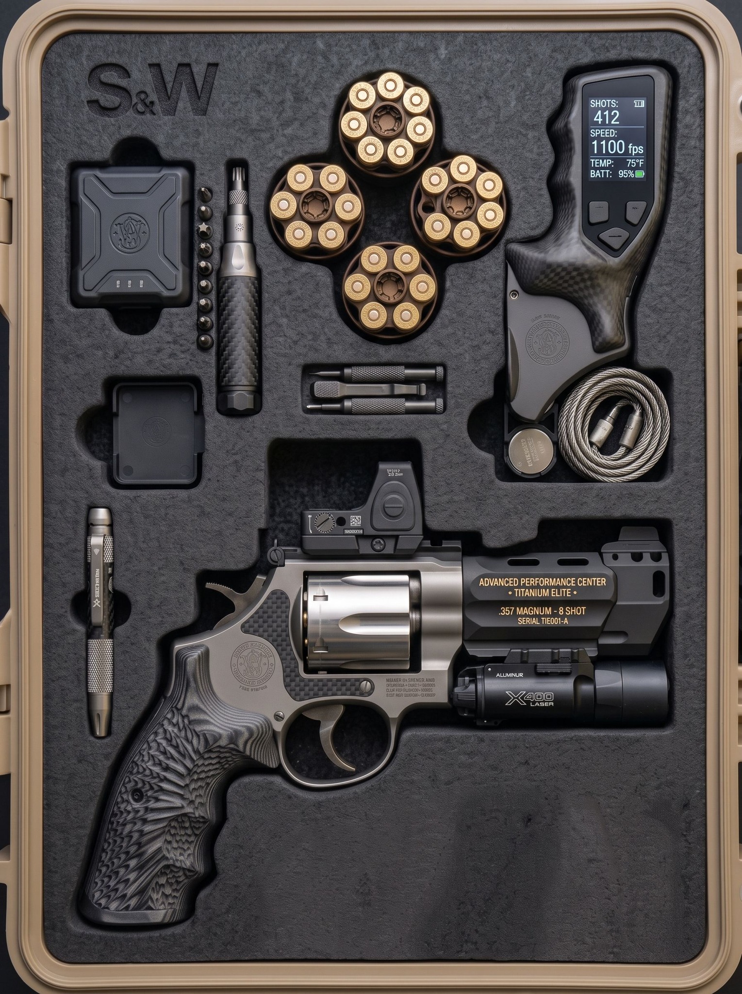Smith & Wesson Performance Center .357 Magnum 8-Shot — Titanium