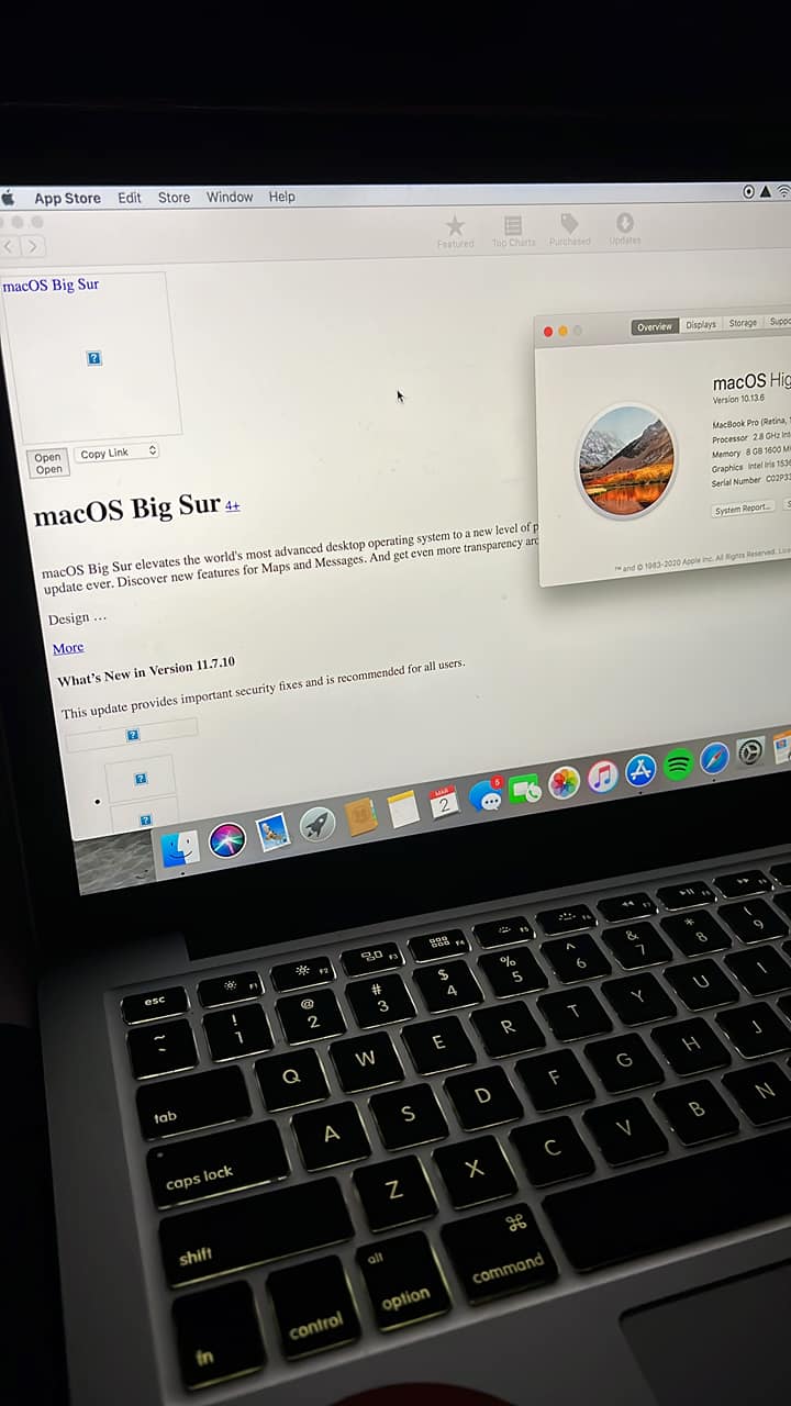 How to update 2014 MacBook Pro to Big Sur?
