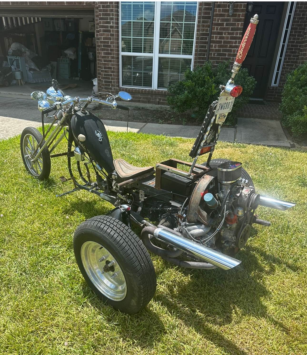 VW Trike with springer. Awesome looking rat rod. - Dune Buggies & Sand ...