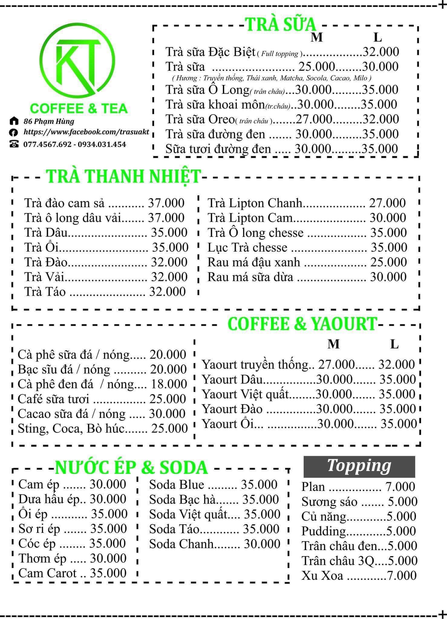 KT Coffee & Tea | Phan Thiet