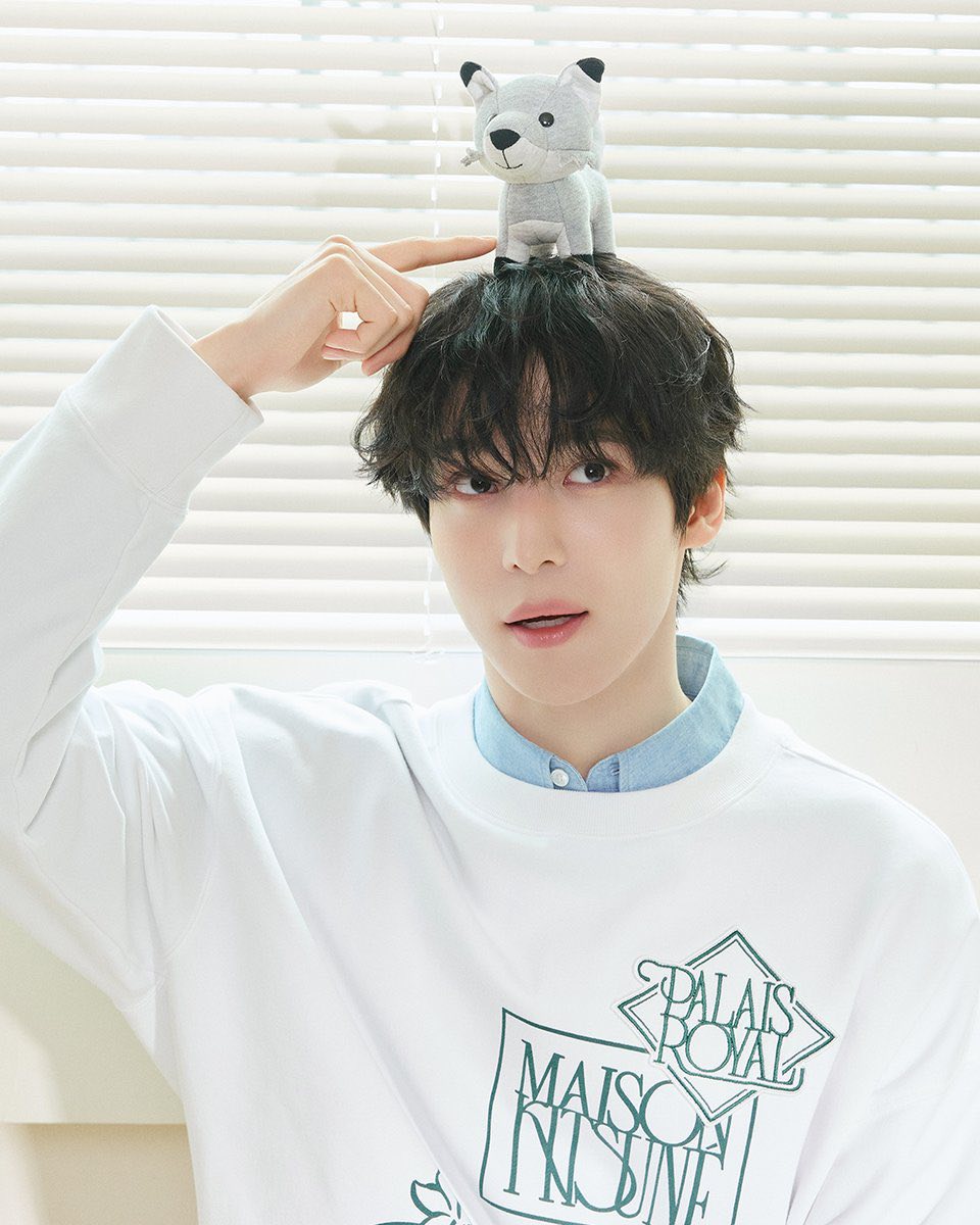 Maison Kitsuné ×ATEEZ YUNHO🦊 Revealing a special look from the