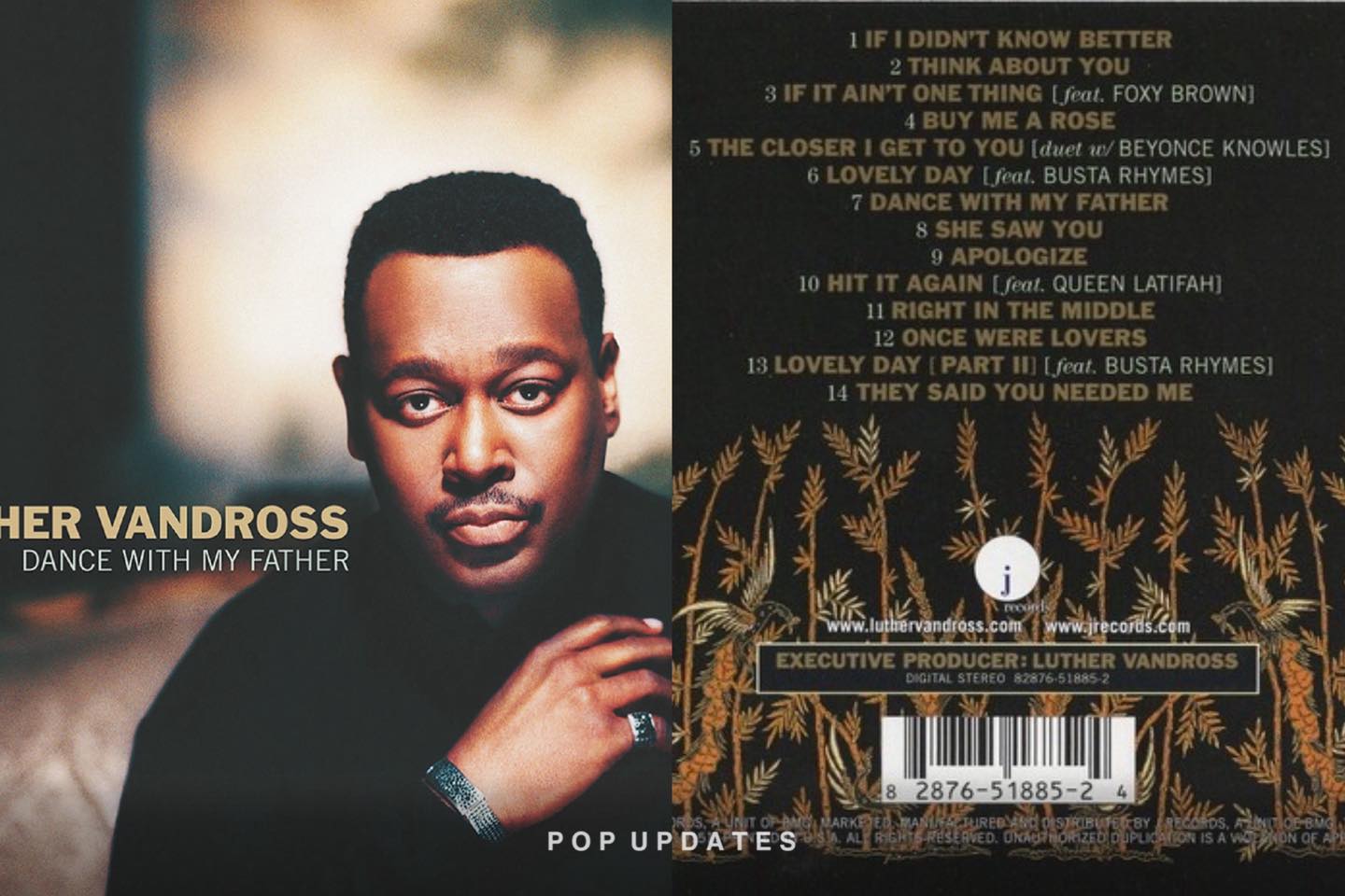 23 years ago today, Luther Vandross released 'Dance with My Father.'