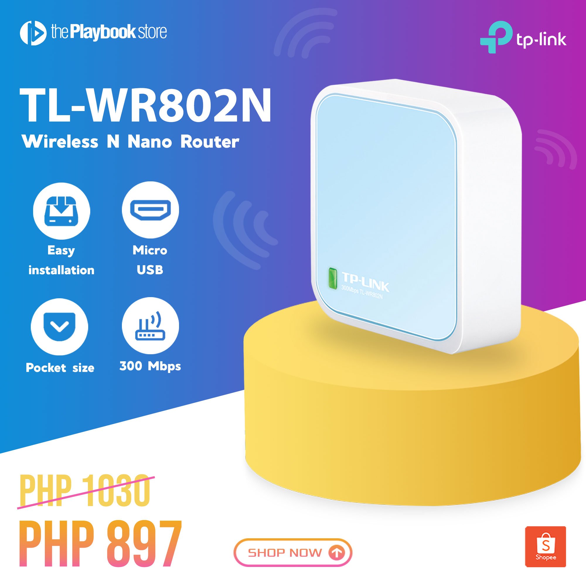 This is the smallest router in the... - The Playbook Store