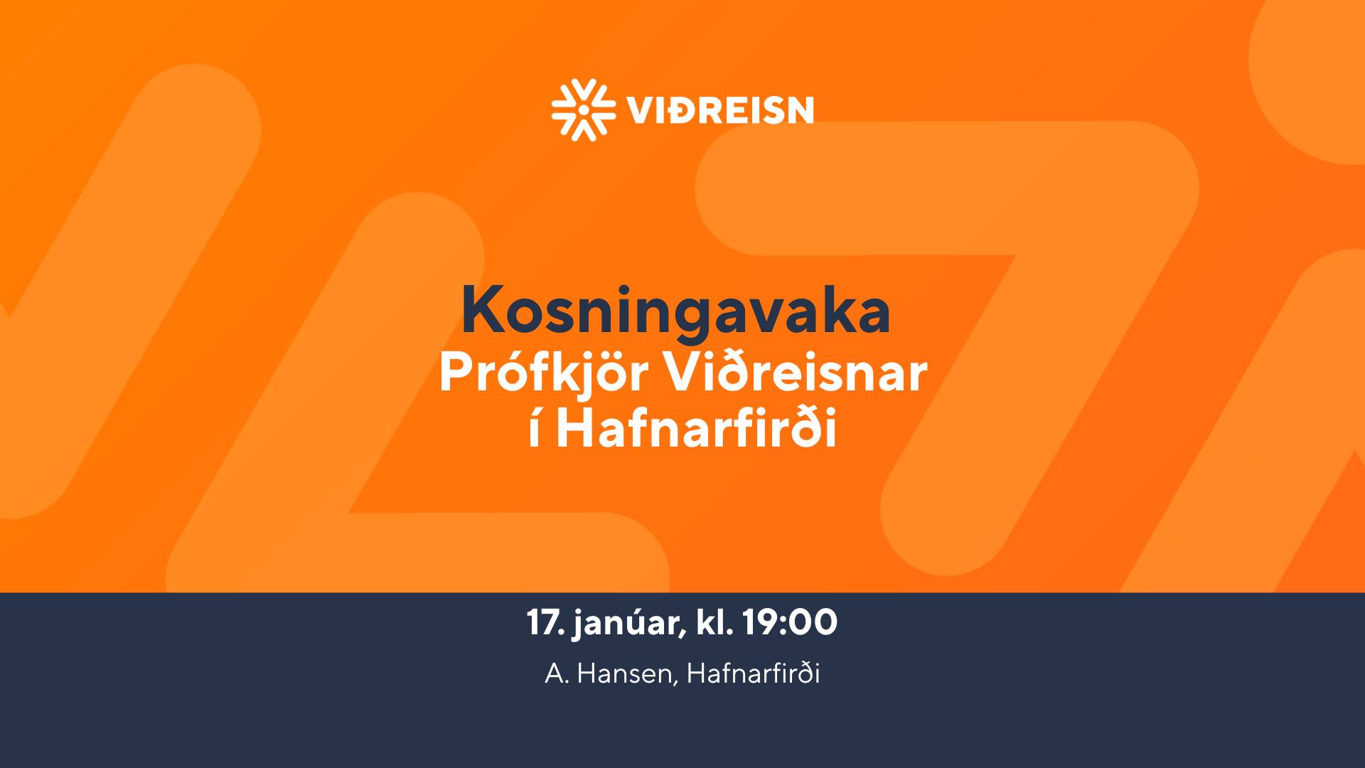 Kosningavaka Viðreisnar í Hafnarfirði – Úrslitin kynnt!