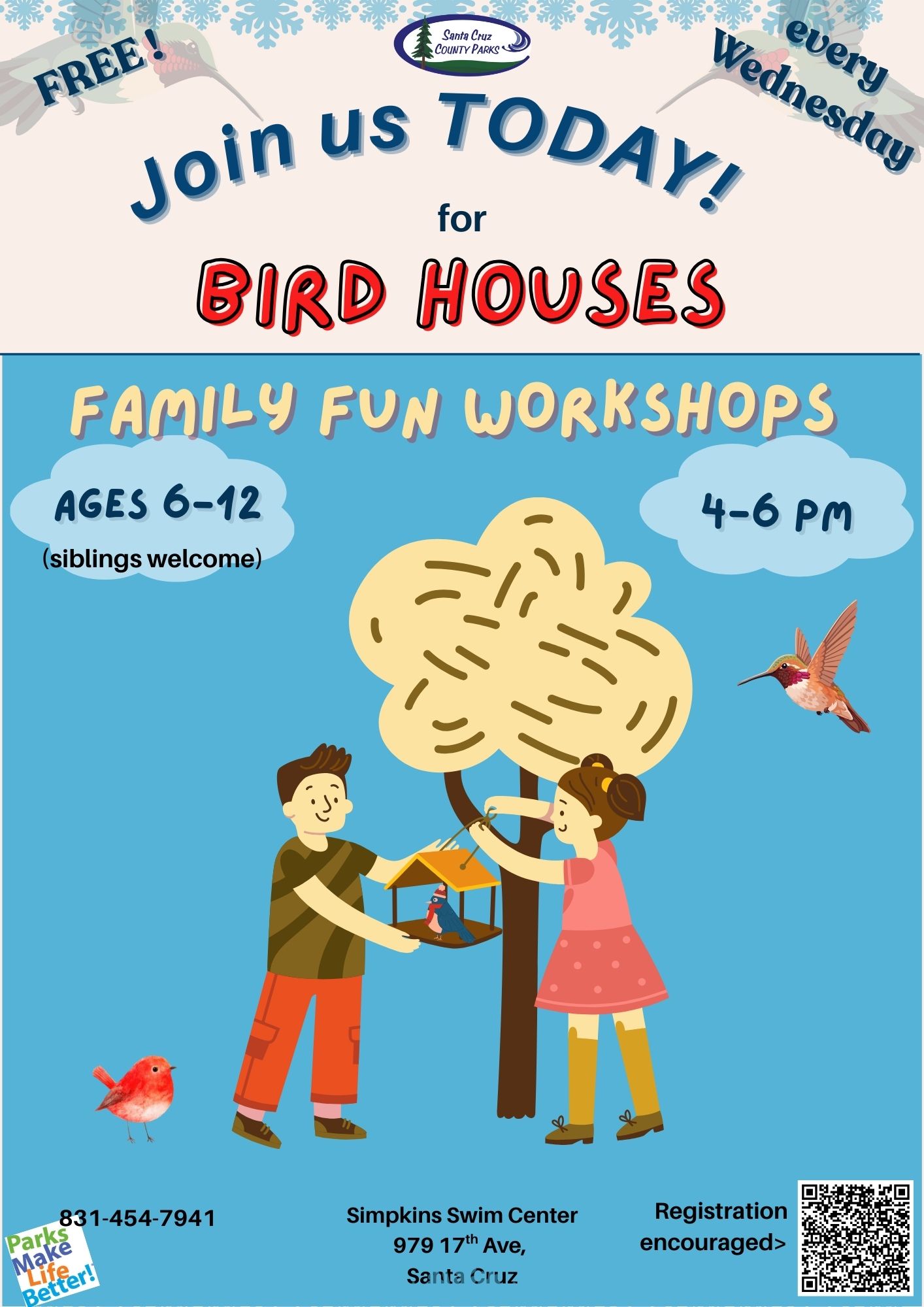 Free Family Fun Workshops!