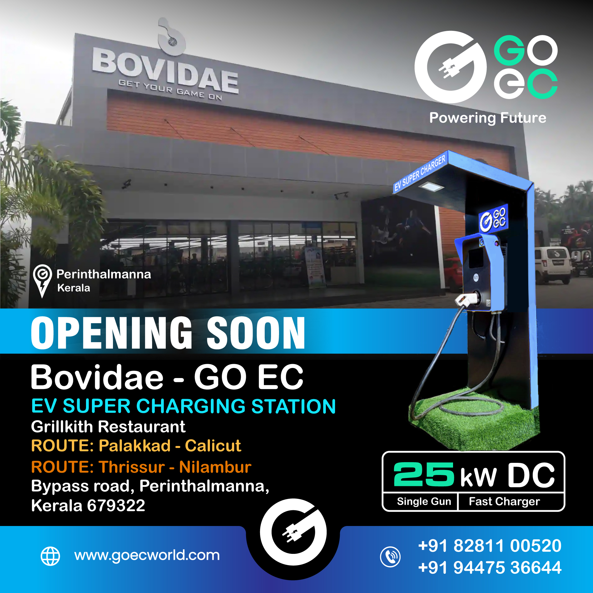 Goec - GO EC Electric Vehicle Super Charging station is...