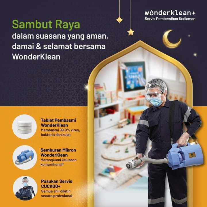 Cuckoo Rawang - WonderKlean ingin memastikan bahawa...