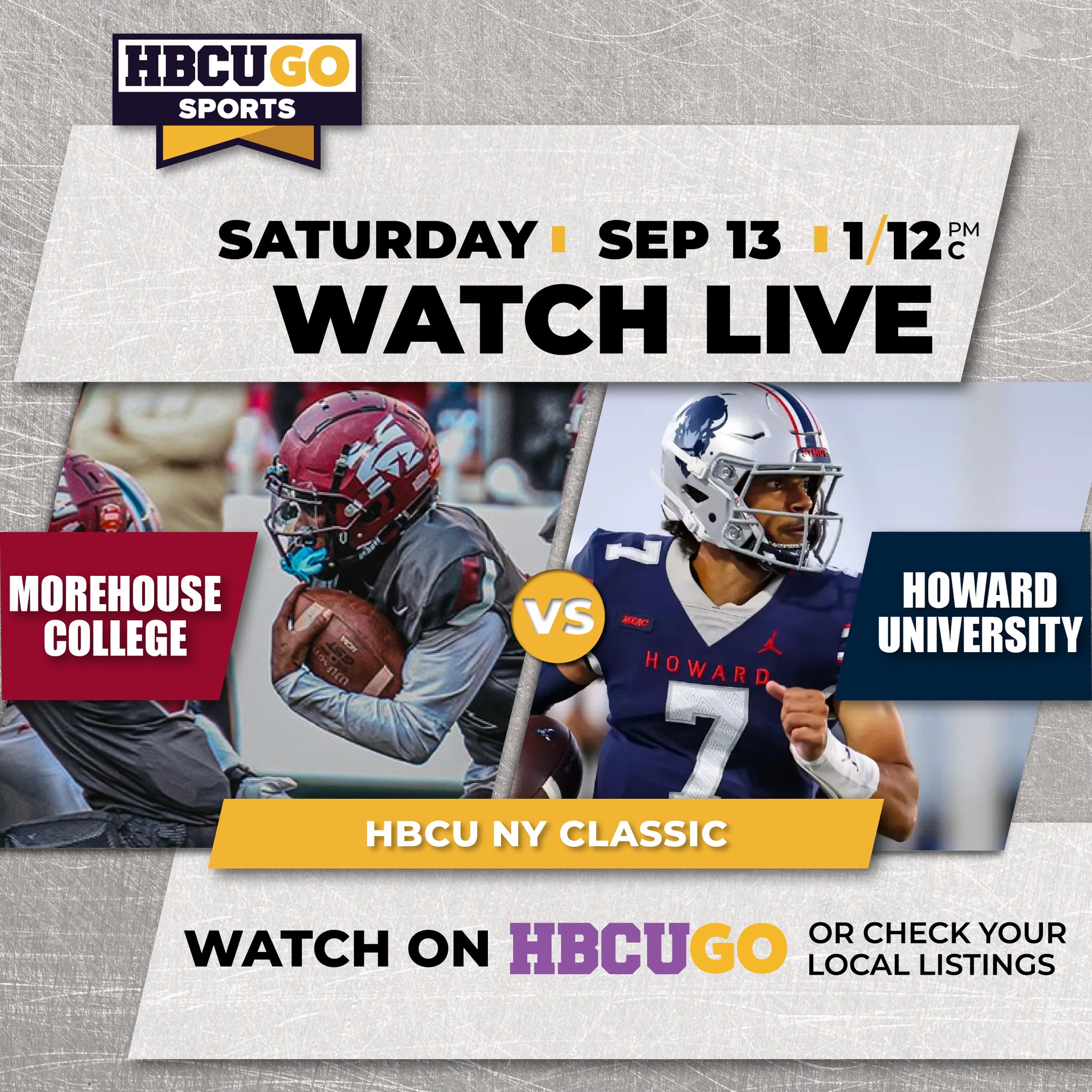 Morehouse College vs. Howard University - HBCU NYC CLASSIC
