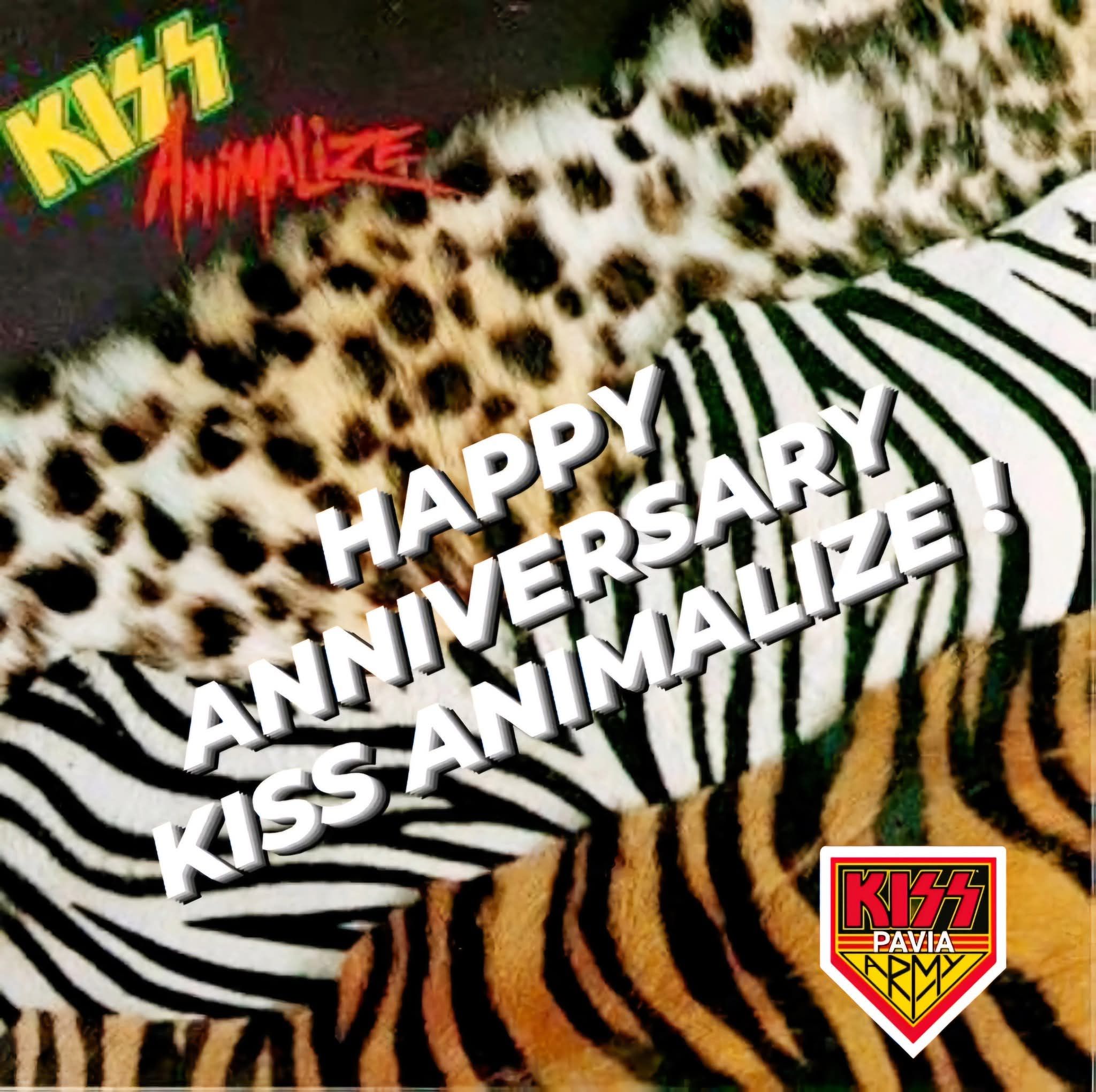 🇺🇸 HAPPY ANNIVERSARY KISS ANIMALIZE ! Animalize is the twelfth