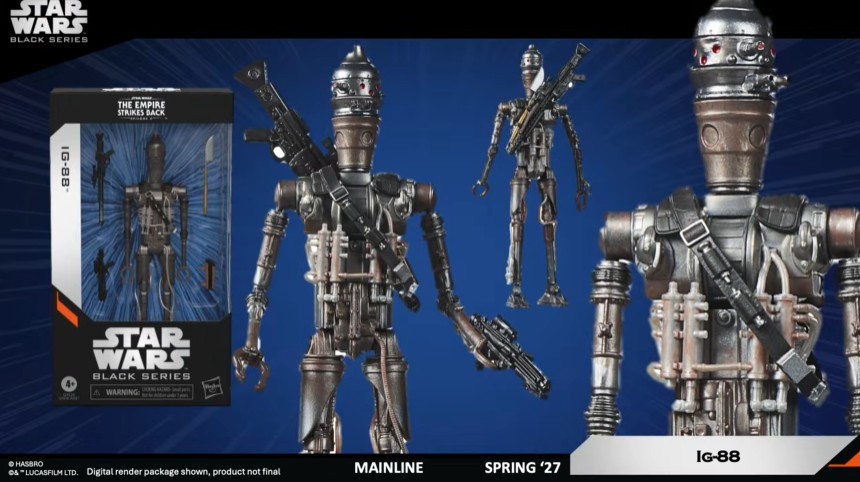 New IG-88 announced for the Black Series #starwarstoys
