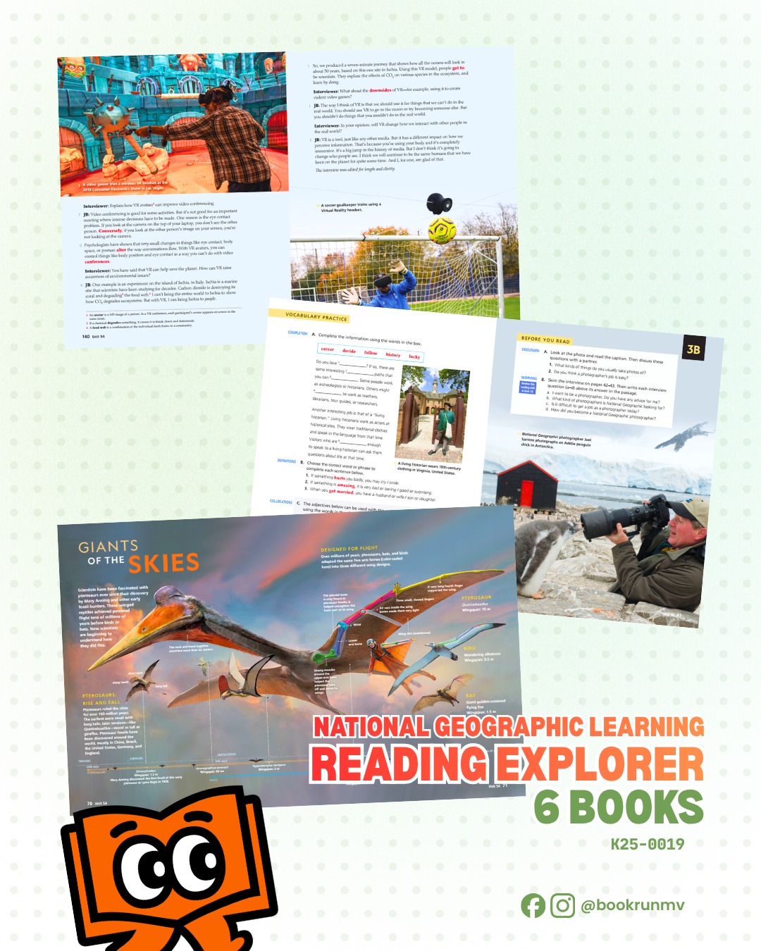 📚 NATIONAL GEOGRAPHIC LEARNING — READING EXPLORER (6 BOOKS) 📚 by